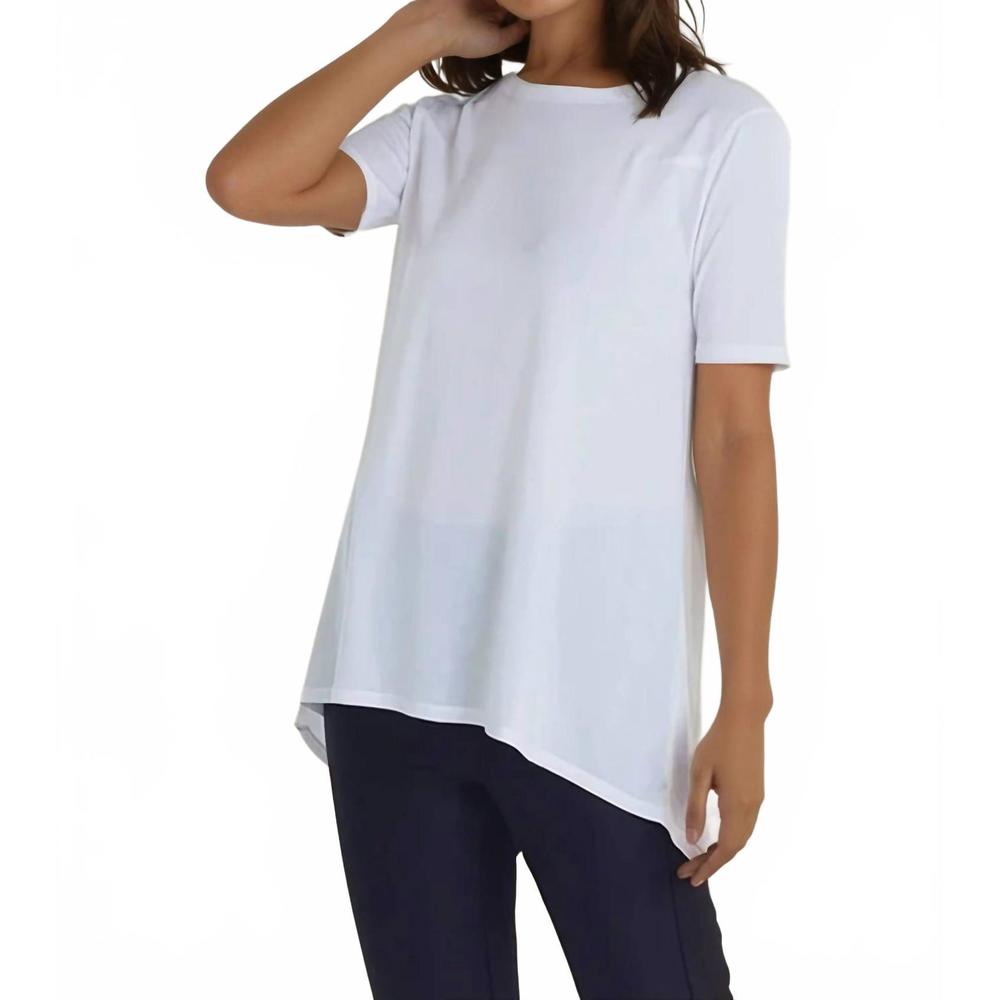 NEW BUKI long weekend tech t-shirt in white